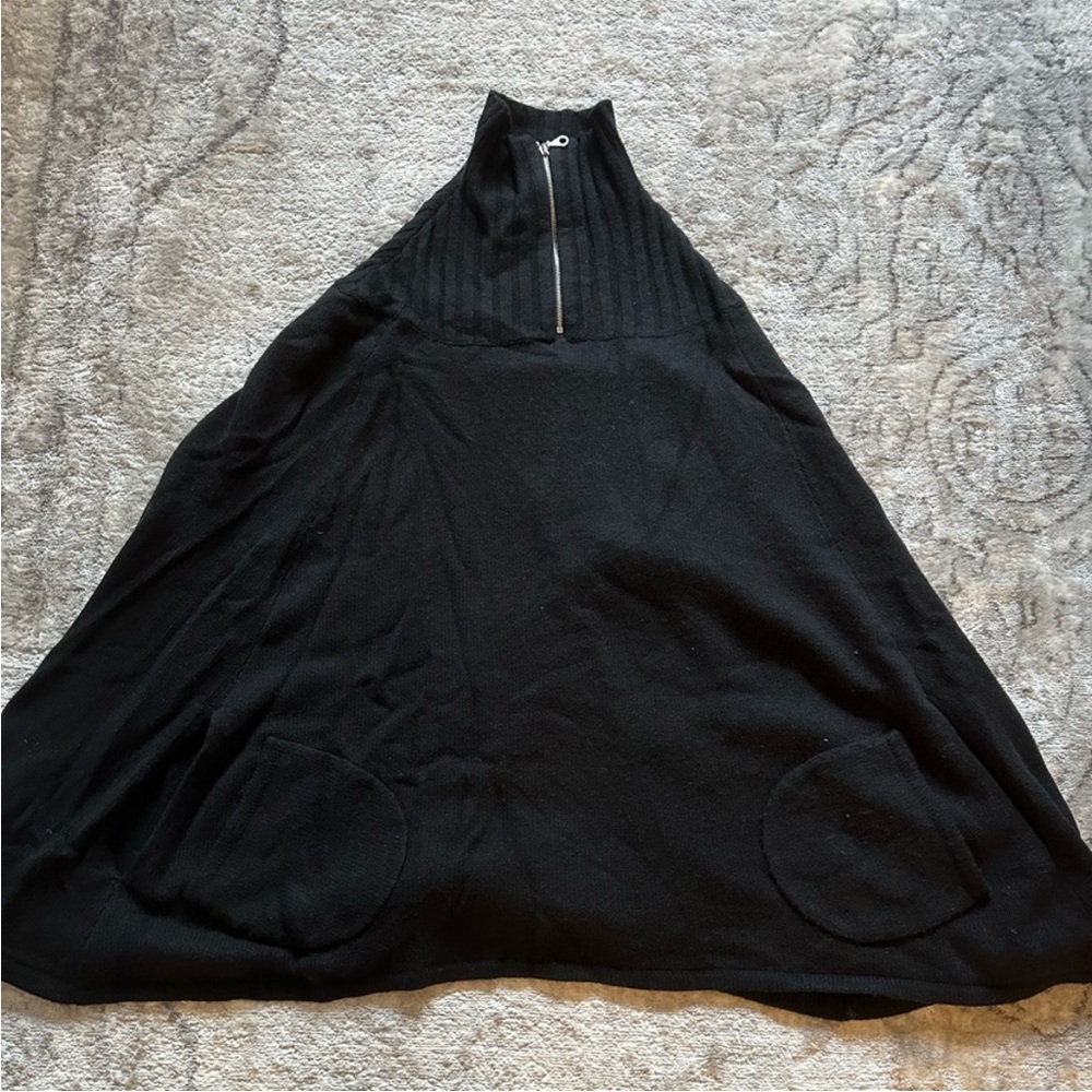 Searle Cashmere Turtle Neck Cape One Size Fits All